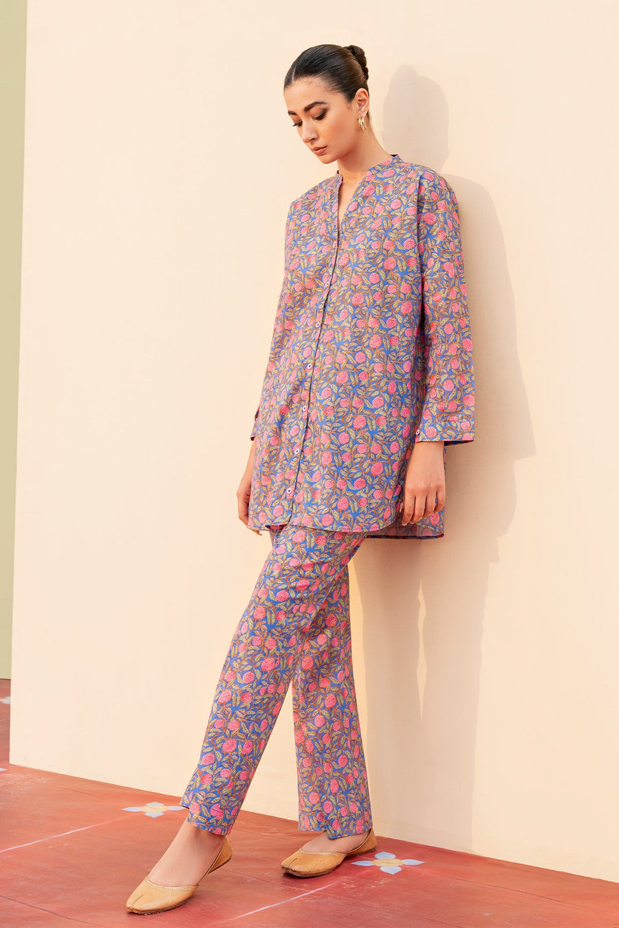 SAHAR Spring Summer Unstitched Printed Lawn 2 Piece Suit SSL-V3-23-20