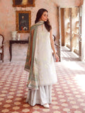 SAHAR Eid Edit Embroidered Slub Lawn Unstitched 3Pc Suit SSL-V3-23-22