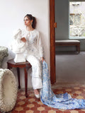 SAHAR Eid Edit Embroidered Slub Lawn Unstitched 3Pc Suit SSL-V3-23-23