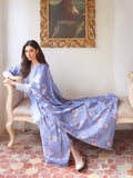 SAHAR Eid Edit Embroidered Slub Lawn Unstitched 3Pc Suit SSL-V3-23-24