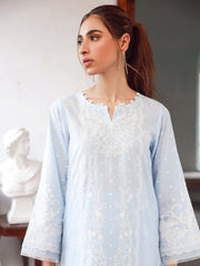 SAHAR Eid Edit Embroidered Slub Lawn Unstitched 3Pc Suit SSL-V3-23-26