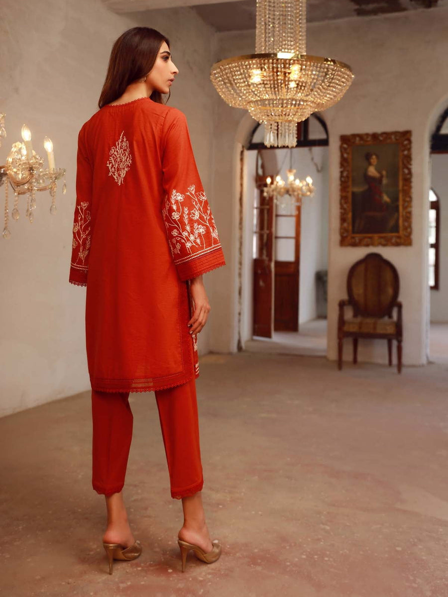 SAHAR Eid Edit Embroidered Slub Lawn Unstitched 3Pc Suit SSL-V3-23-28