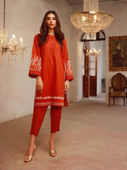 SAHAR Eid Edit Embroidered Slub Lawn Unstitched 3Pc Suit SSL-V3-23-28