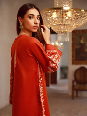 SAHAR Eid Edit Embroidered Slub Lawn Unstitched 3Pc Suit SSL-V3-23-28