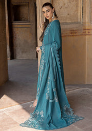 Saira Shakira Embroidered Karandi Unstitched 3Pc Suit D-5A AFSANEH