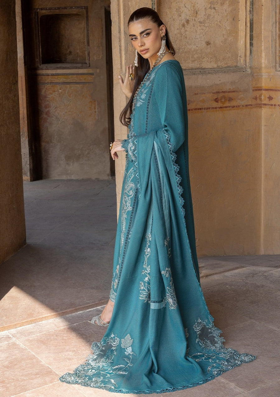 Saira Shakira Embroidered Karandi Unstitched 3Pc Suit D-5A AFSANEH