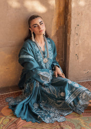Saira Shakira Embroidered Karandi Unstitched 3Pc Suit D-5A AFSANEH