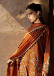 Saira Shakira Embroidered Karandi Unstitched 3Pc Suit D-5B AFSANEH