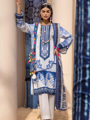 Gul Ahmed Embroidered Lawn Unstitched 3Pc Suit ST-42005