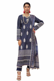 Gul Ahmed Embroidered Lawn Unstitched 3Pc Suit ST-42007