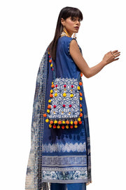 Gul Ahmed Printed Lawn Unstitched 3Pc Suit ST-42009