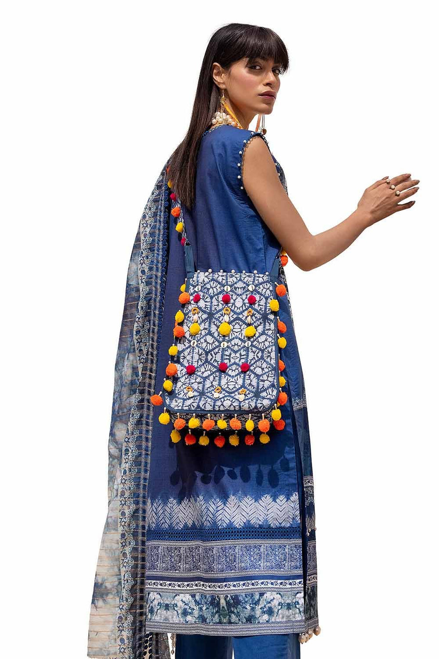 Gul Ahmed Printed Lawn Unstitched 3Pc Suit ST-42009