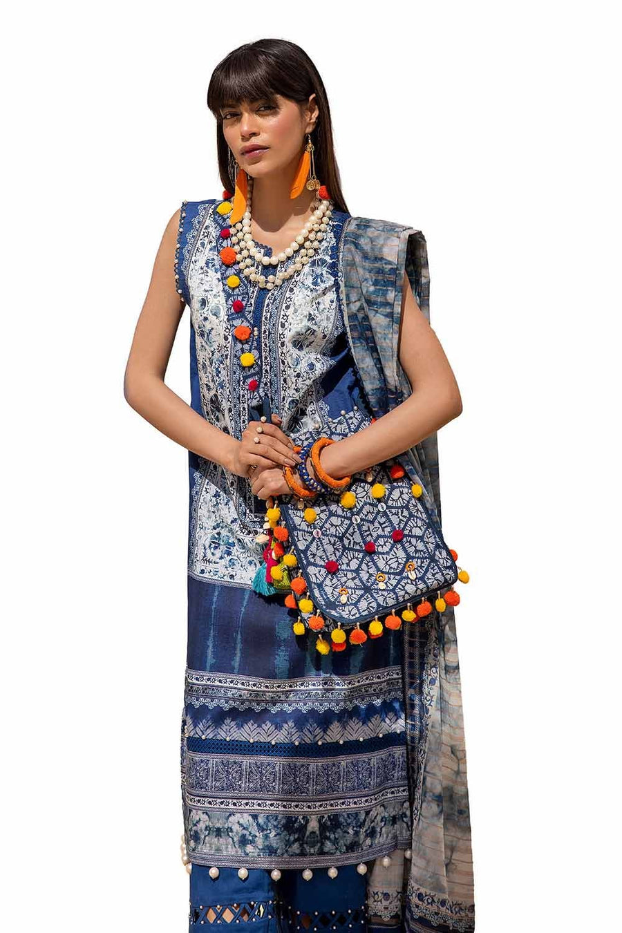 Gul Ahmed Printed Lawn Unstitched 3Pc Suit ST-42009