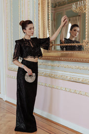 Lumiere By Saira Rizwan Embroidered Net Unstitched 3Pc Suit SR-05