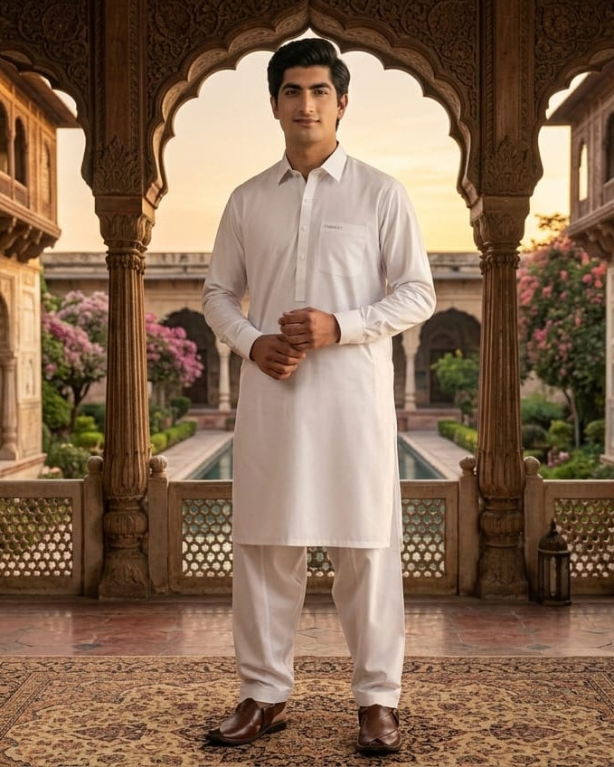 Starling by Fabrieco Men's Unstitched Soft Blended Suit STL-01