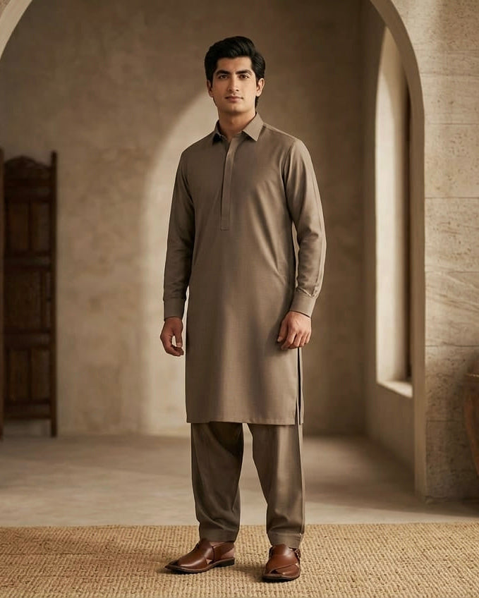 Starling by Fabrieco Men's Unstitched Soft Blended Suit STL-06