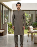 Crimson by Fabrieco Men's Unstitched Textured Blended Suit STL-12