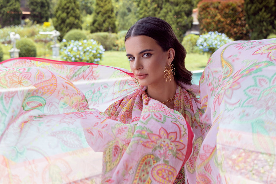 Feathers Premium Printed Lawn Unstitched 3Pc Suit STYREL-FT540