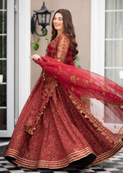 Maria Osama Khan Mystara Embroidered Organza Unstitched 3Pc Suit - Vanta
