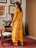 Faiza Faisal Lumiere Printed Khaddar Stitched 2Pc Suit - SUNLIT PETAL