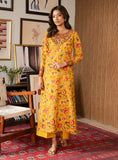 Faiza Faisal Lumiere Printed Khaddar Stitched 2Pc Suit - SUNLIT PETAL