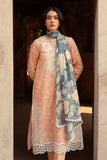 Cross Stitch Premium Embroidered Lawn Unstitched 3Pc Suit D-17 Sunset Floral