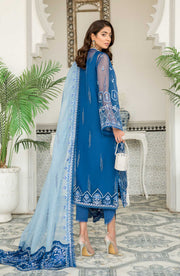 Qalb by Suveez Luxury Unstitched Organza 3Pc Suit SUV-05 NOVA