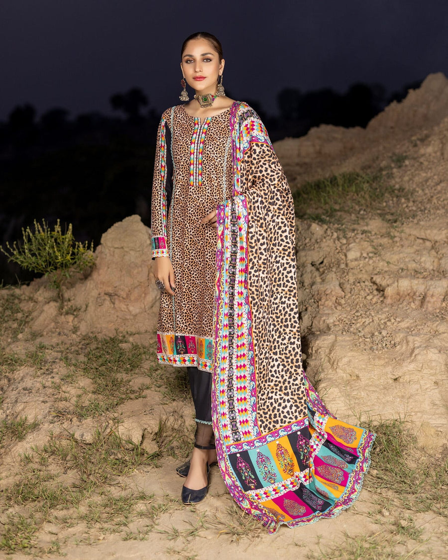 Regalia Salina Vol-12 Unstitched Digital Printed Lawn 3Pc Suit SV12-10