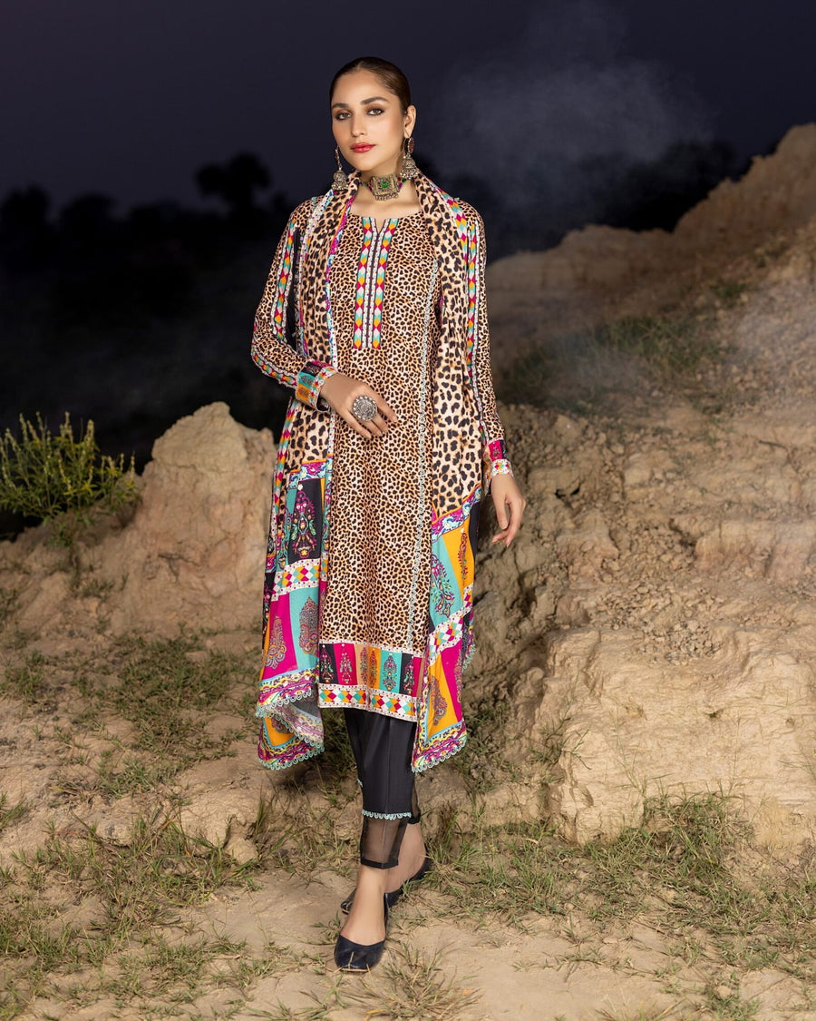 Regalia Salina Vol-12 Unstitched Digital Printed Lawn 3Pc Suit SV12-10