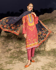 Regalia Salina Vol-12 Unstitched Digital Printed Lawn 3Pc Suit SV12-11