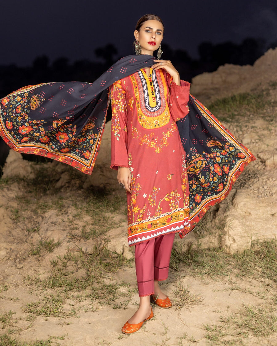 Regalia Salina Vol-12 Unstitched Digital Printed Lawn 3Pc Suit SV12-11
