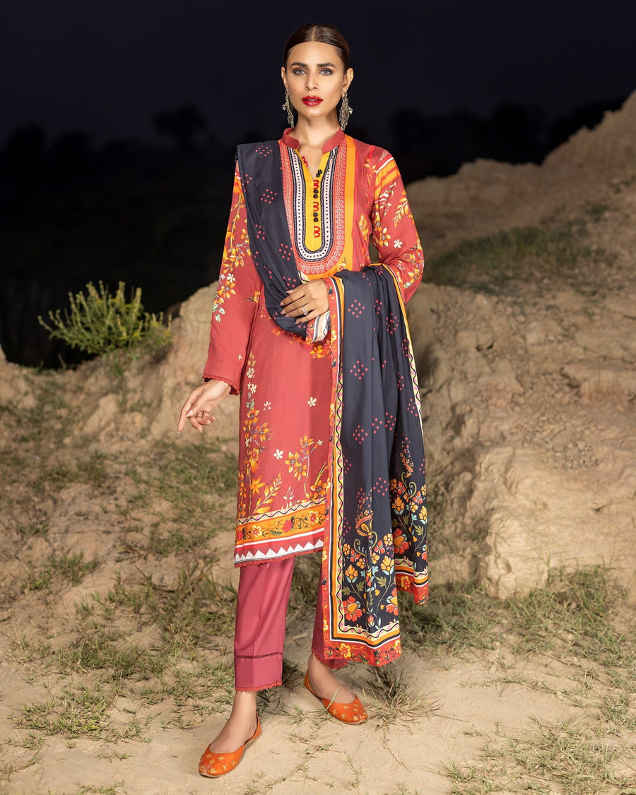 Regalia Salina Vol-12 Unstitched Digital Printed Lawn 3Pc Suit SV12-11