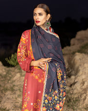 Regalia Salina Vol-12 Unstitched Digital Printed Lawn 3Pc Suit SV12-11