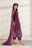 Zarif Bayaan Embroidered Luxury Chiffon Unstitched 3Pc Suit - SWABI