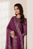 Zarif Bayaan Embroidered Luxury Chiffon Unstitched 3Pc Suit - SWABI