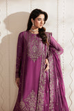 Zarif Bayaan Embroidered Luxury Chiffon Unstitched 3Pc Suit - SWABI