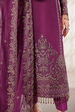 Zarif Bayaan Embroidered Luxury Chiffon Unstitched 3Pc Suit - SWABI