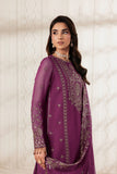 Zarif Bayaan Embroidered Luxury Chiffon Unstitched 3Pc Suit - SWABI