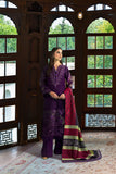 Sable Vogue Embroidered Karandi Unstitched 3Pc Suit SWC-08-23