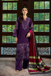 Sable Vogue Embroidered Karandi Unstitched 3Pc Suit SWC-08-23