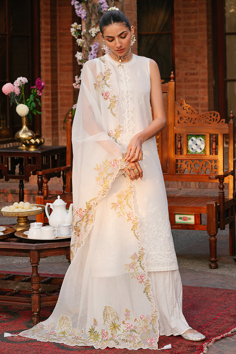 Cross Stitch Eid Lawn Unstitched Embroidered 3Pc Suit D-02 Sylvan Flare