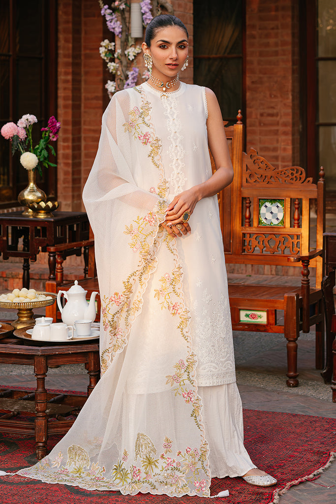 Cross Stitch Eid Lawn Unstitched Embroidered 3Pc Suit D-02 Sylvan Flare
