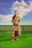 Feathers Dosti Digital Printed Khaddar Unstitched 3Pc Suit SYNARA-FT574