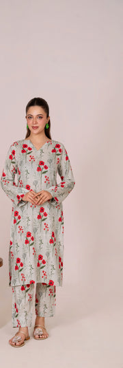 Feathers Digital Printed Khaddar Unstitched 2Pc Suit SYNEL-FT606