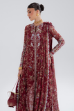 Soraya Silk Edit Embroidered Raw Silk Unstitched 3Pc Suit - Saaz