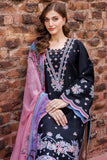 Farasha Seraya Embroidered Lawn Unstitched 3Pc Suit D-01 SABLE