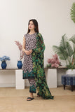 Feathers Premium Printed Lawn Unstitched 3Pc Suit Safari Synthesis-FT775