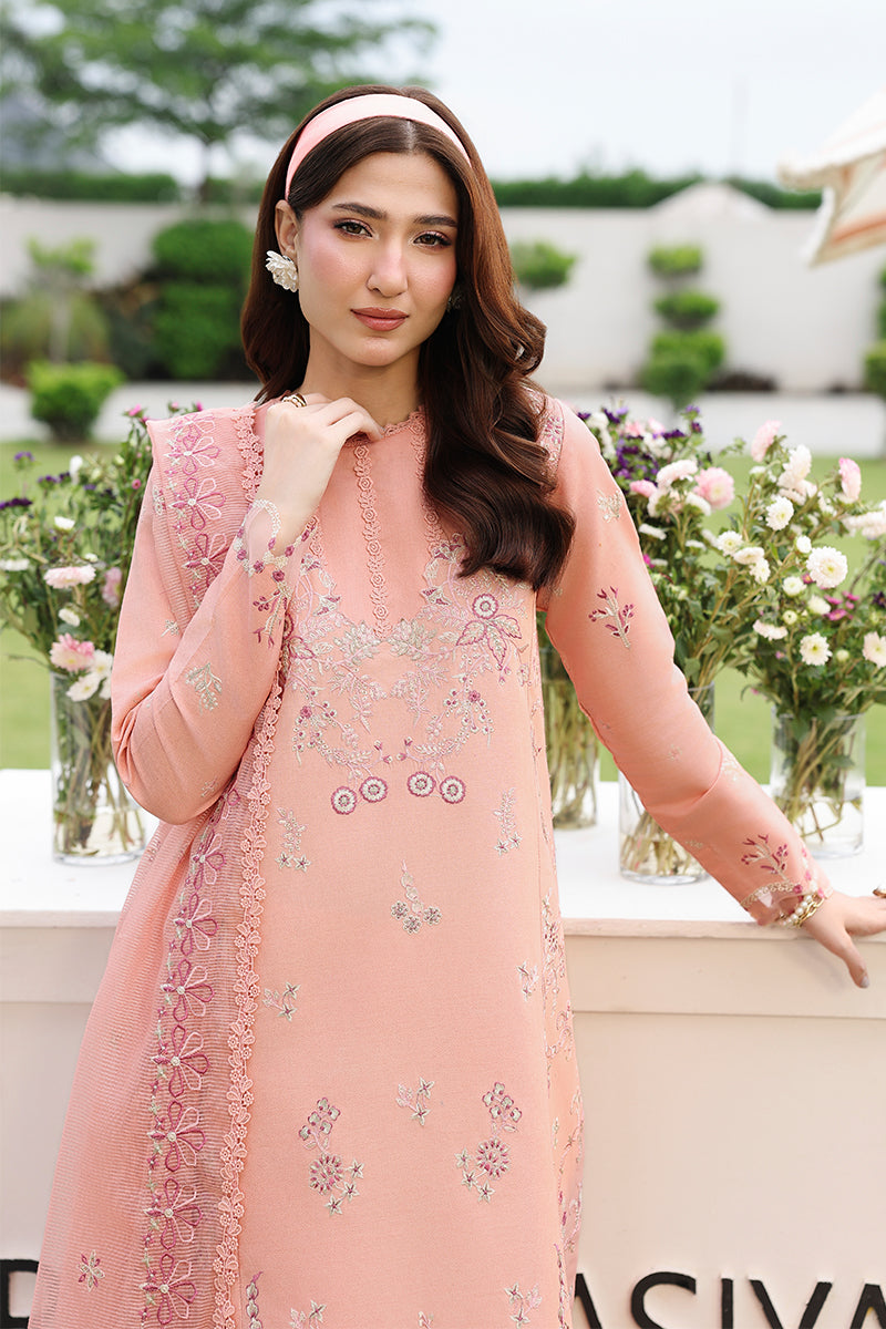 Rang Rasiya Florence Festive Embroidered Lawn Unstitched 3Pc Suit - SAHAR