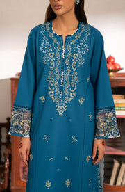 Seran Lamhay Embroidered Lawn Unstitched 3Pc Suit D-02 SAHAR