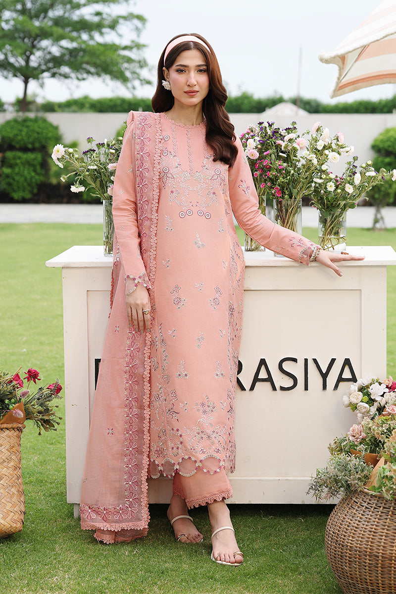 Rang Rasiya Florence Festive Embroidered Lawn Unstitched 3Pc Suit - SAHAR